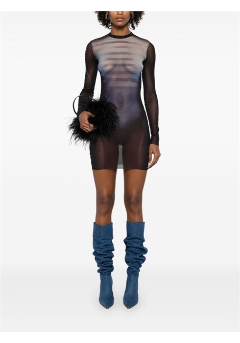 le male short dress woman navy JEAN PAUL GAULTIER | 25/33-F-RO367-T576595601